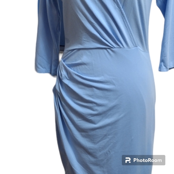 Bobi Los Angeles Faux Wrap Dress - Picture 3 of 11